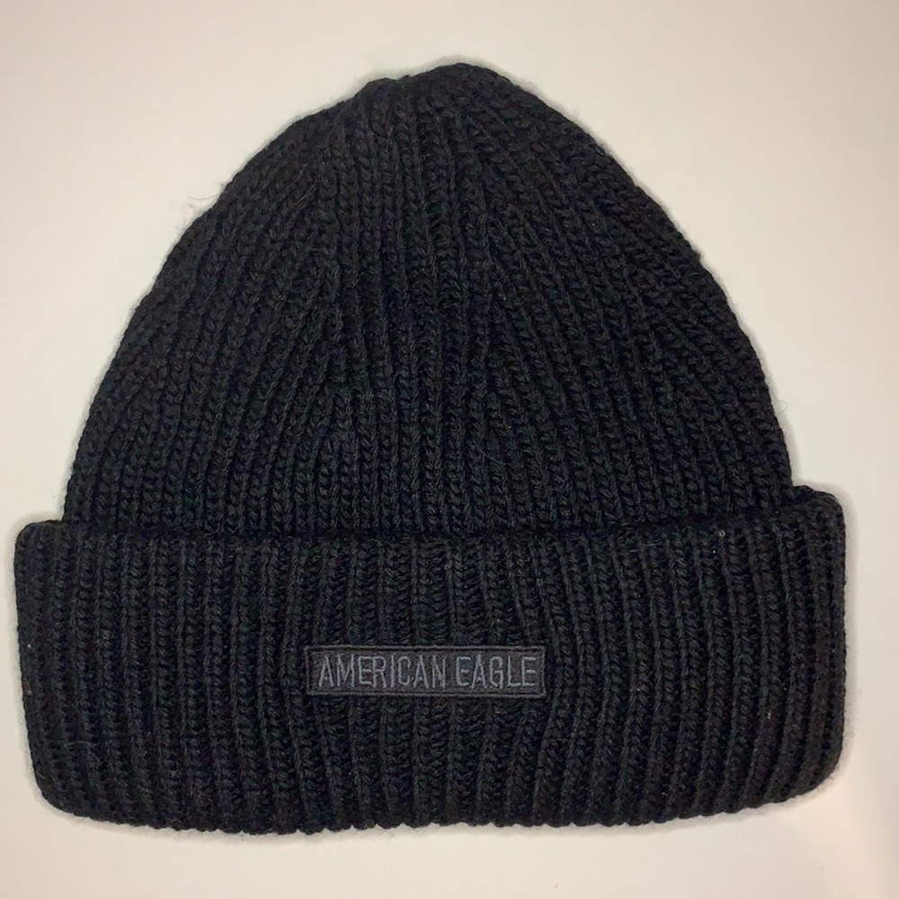 Black American Eagle Beanie